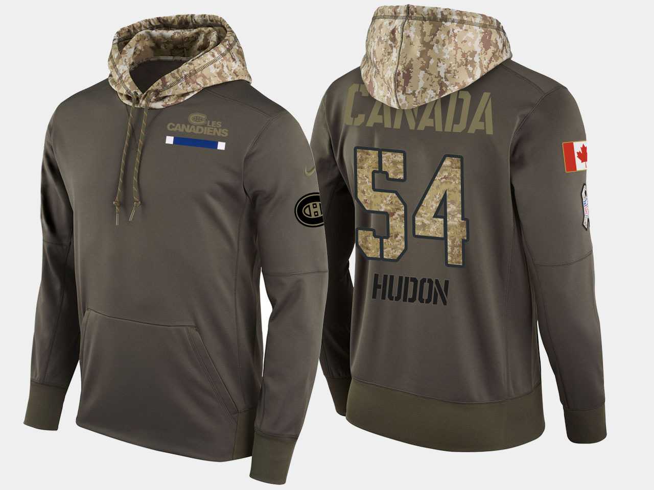 Nike Canadiens 54 Charles Hudon Olive Salute To Service Pullover Hoodie,We sell and wholesale Nike Canadiens 54 Charles Hudon Olive Salute To Service Pullover Hoodie on line form chian!